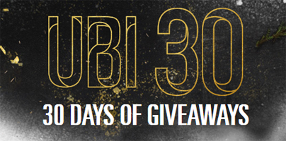 Ubisoft Ramps Up Its 30th Anniversary With 30 Days Of Giveaways