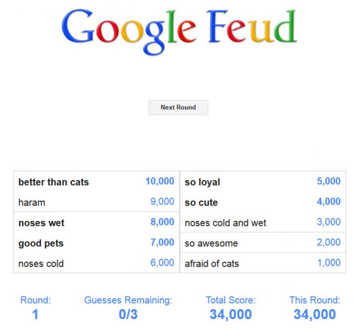 » Google Feud Is an Interesting Game Based on Google Search