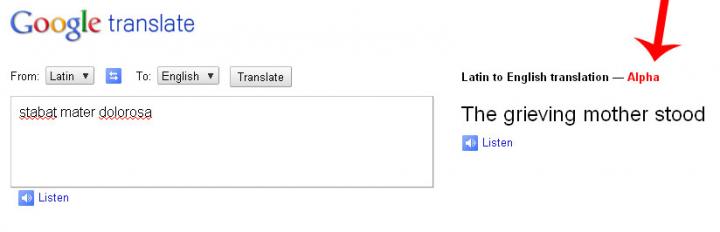 Google Latin Translate 35