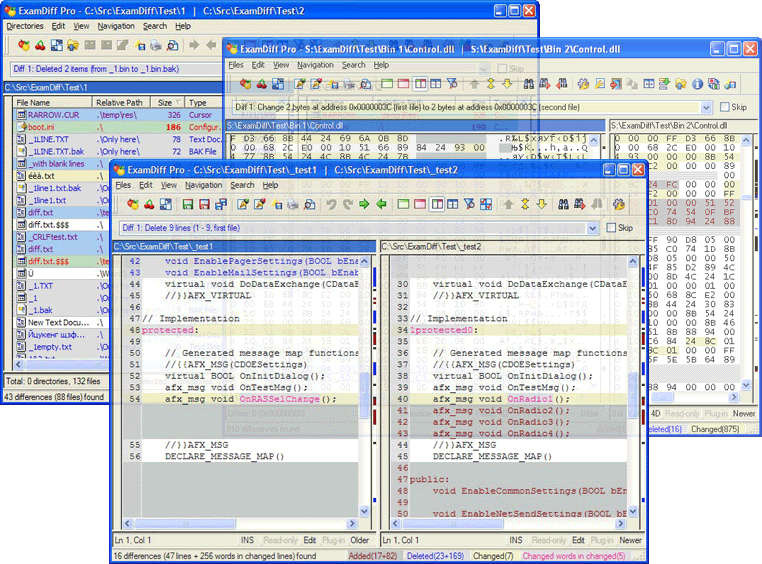 ExamDiff Pro v5.5.1.14 Incl. Patch and Keymaker-ZWT (x86/x64)
