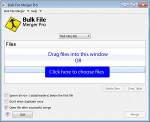Enlarge Bulk File Merger Pro Screenshot
