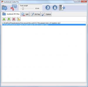 Enlarge Audiobook Cutter Pro Screenshot