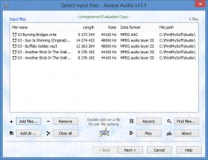 Enlarge Awave Audio Screenshot