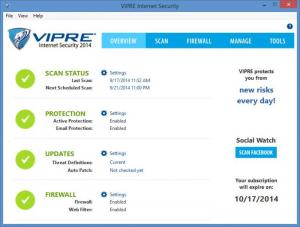 Enlarge VIPRE Internet Security Screenshot