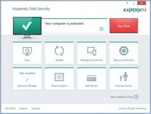 Enlarge Kaspersky Total Security Screenshot