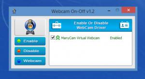 Enlarge WebCam On-Off Screenshot