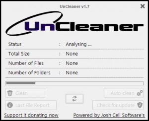 Enlarge UnCleaner Screenshot