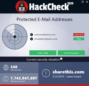 Enlarge HackCheck Screenshot
