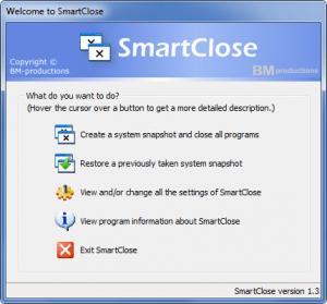 Enlarge SmartClose Screenshot