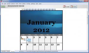 Enlarge Web Calendar Pad Screenshot