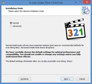 Enlarge K-Lite Codec Pack Full Screenshot
