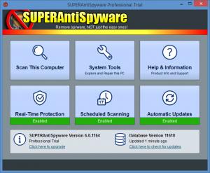 Enlarge SUPERAntiSpyware Pro Screenshot