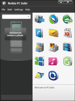 Enlarge Nokia PC Suite Screenshot