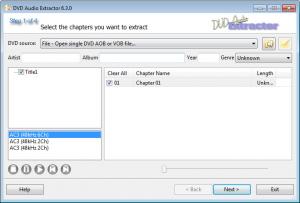 Enlarge DVD Audio Extractor Screenshot
