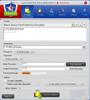 Enlarge Advanced File  Security Screenshot