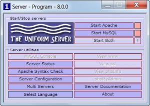 Enlarge The Uniform Server Screenshot