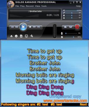 Enlarge Siglos Karaoke Screenshot