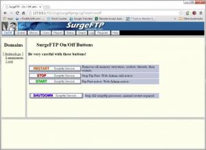 Enlarge SurgeFTP Screenshot